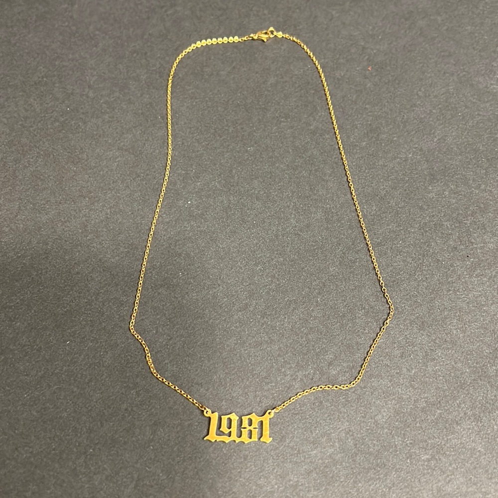 1981 Gold Necklace